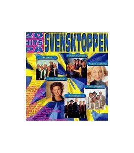 20 HITS PÅ SVENSKTOPPEN - CD - BRUGT