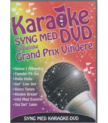 Karaoke - Syng med på danske Grand Prix vindere - DVD - BRUGT