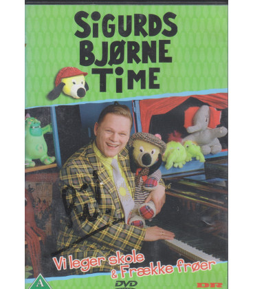 SIGURDS BJØRNETIME - VI LEGER SKOLE & FRÆKKE FRØER - DVD - BRUGT