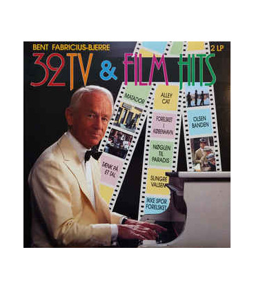 Bent Fabricius-Bjerre ‎– 32 Tv & Film Hits - 2 CD - BRUGT