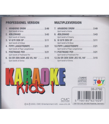 Karaoke Kids 1 - CD - BRUGT