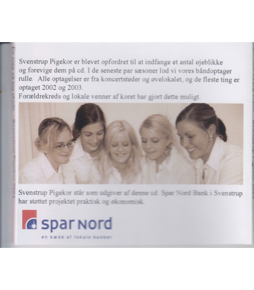 Svenstrup Pigekor - En rose så jeg skyde - CD - BRUGT