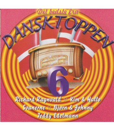 DET BEDSTE FRA DANSKTOPPEN 6 - CD - BRUGT
