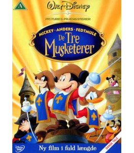 De tre Musketerer (Walt Disney) - DVD - BRUGT