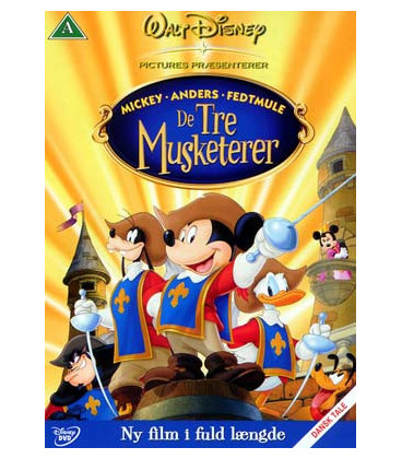 De tre Musketerer (Walt Disney) - DVD - BRUGT
