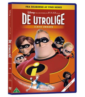 De Utrolige (Disney) (2-disc) - 2 DVD - BRUGT