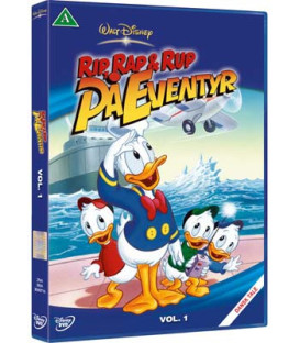Rip, Rap og Rup på eventyr: Volume 1 - DVD - BRUGT