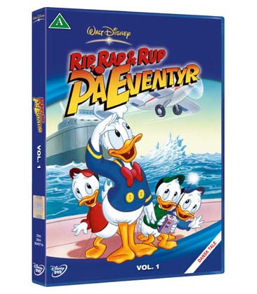 Rip, Rap og Rup på eventyr: Volume 1 - DVD - BRUGT