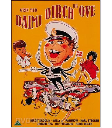 Grin Med Daimi, Dirch Og Ove - 3 DVD - BRUGT