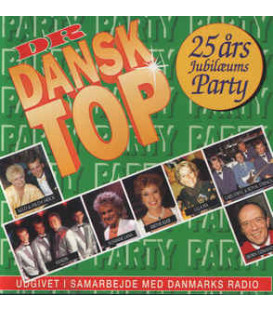 DR Dansk Top - 25 Års Jubilæums Party - CD - BRUGT