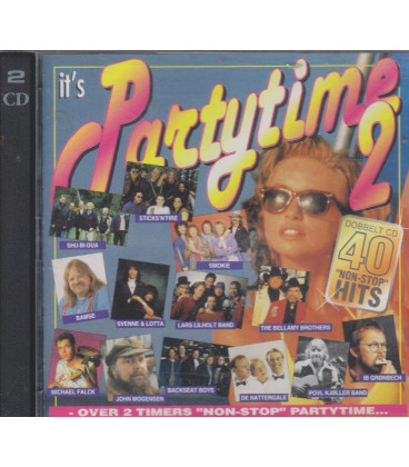 It´s partytime 2 - over 2 timers partytime - 2 CD - BRUGT