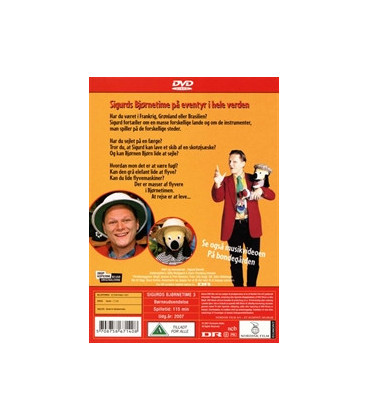 Sigurds Bjørnetime 3 - På eventyr i hele verden - DVD - BRUGT