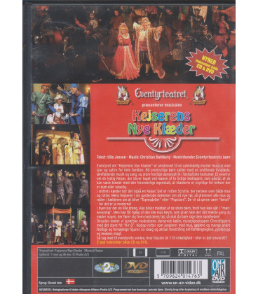Kejserens Nye Klæder (Eventyrteatret Præsentere) - CD - DVD - BRUGT