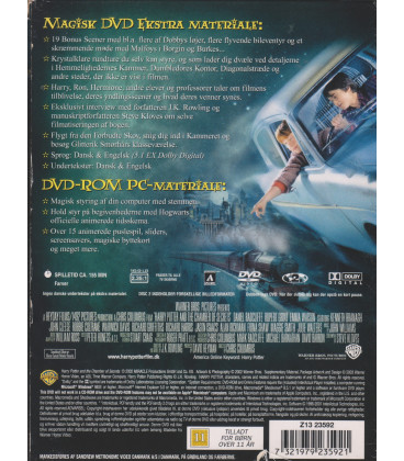 Harry Potter Og Hemmelighedernes Kammer - 2 DVD - BRUGT