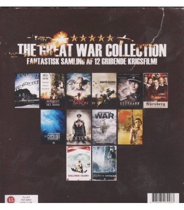 The Great War Collection - 12 gribende krigsfilm - 12 DVD - BRUGT