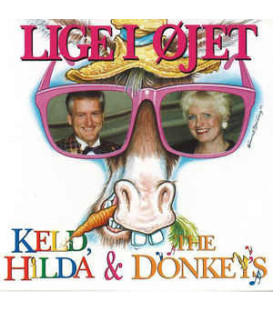 Keld, Hilda & The Donkeys ‎– Lige I Øjet - CD - BRUGT