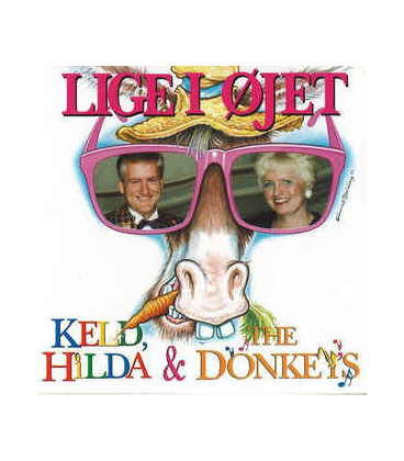 Keld, Hilda & The Donkeys ‎– Lige I Øjet - CD - BRUGT