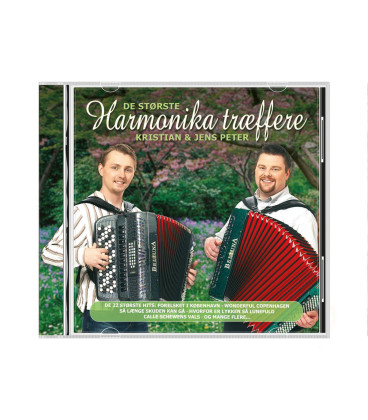 KRISTIAN OG JENS PETER - DE STØRSTE HARMONIKA TRÆFFERE - CD - BRUGT