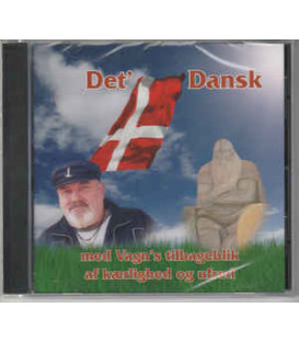 Vagn & Vagabonderne ‎– Det' Dansk (Med Vagn's Tilbageblik Af Kærlighed Og Ufred) - CD - BRUGT