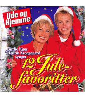 Birthe Kjær & Henrik Krogsgaard ‎– 12 Julefavoritter - CD - BRUGT