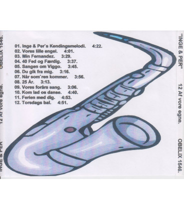 Inge & Per - 12 af vore egne - CD - BRUGT
