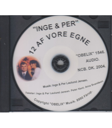 Inge & Per - 12 af vore egne - CD - BRUGT