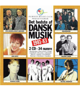 DET BEDSTE AF DANSK MUSIK 1981-83 - 2 CD - BRUGT