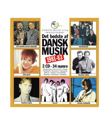 DET BEDSTE AF DANSK MUSIK 1981-83 - 2 CD - BRUGT