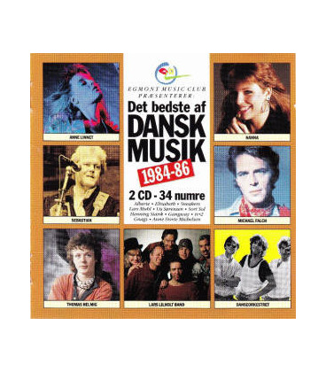 DET BEDSTE AF DANSK MUSIK 1984-86 - 2 CD