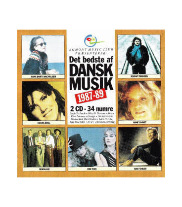DET BEDSTE AF DANSK MUSIK 1987-89 - 2 CD - BRUGT