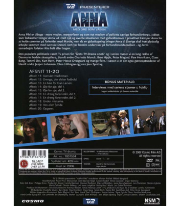 Anna Pihl: Sæson 2 - Med ord som våben (3-disc) - DVD - BRUGT