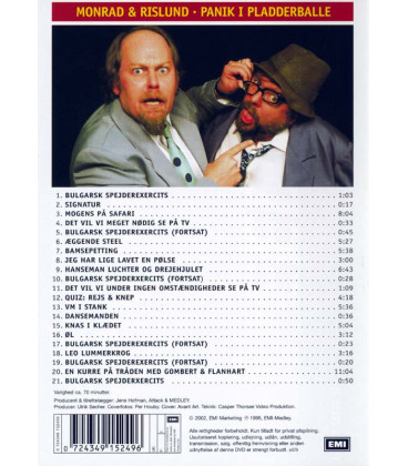 Monrad & Rislund - Panik i Pladderballe - DVD - BRUGT