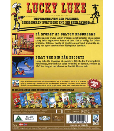 Lucky Luke 10 - På Sporet Af Dalton Brødrene - DVD - BRUGT