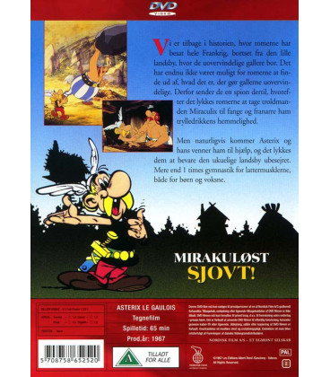 Asterix Og Hans Gæve Gallere - DVD - BRUGT
