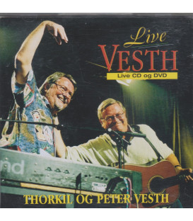 Peter Vesth - Live Vesth - CD + DVD - BRUGT