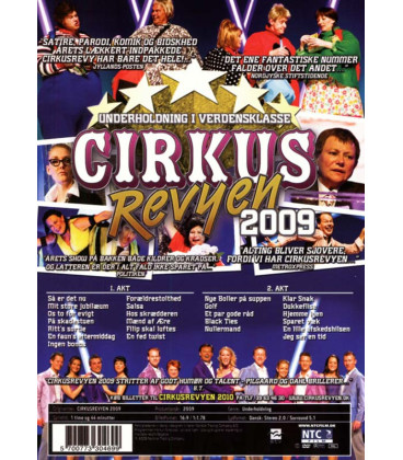 Cirkusrevyen 2009 - DVD - NY
