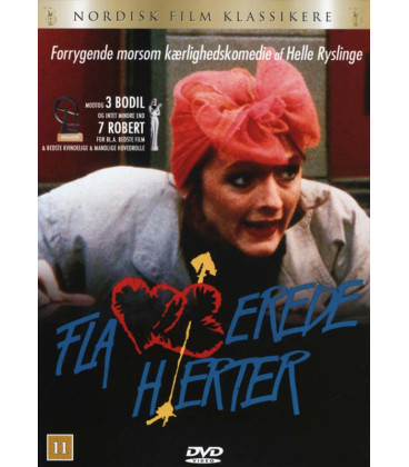 Flamberede Hjerter - DVD - BRUGT