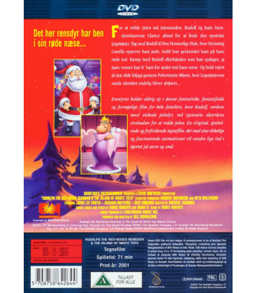 Rudolf med den røde tud 2 - Legetøjsøen - DVD - BRUGT