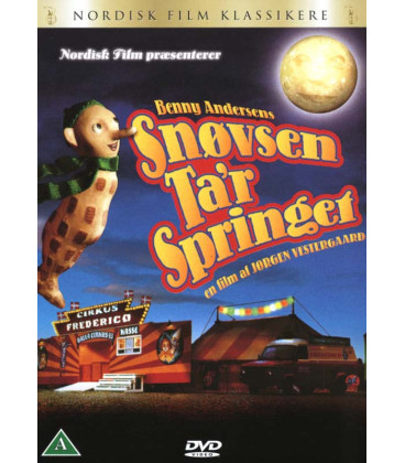 Snøvsen Ta'r Springet - DVD - BRUGT