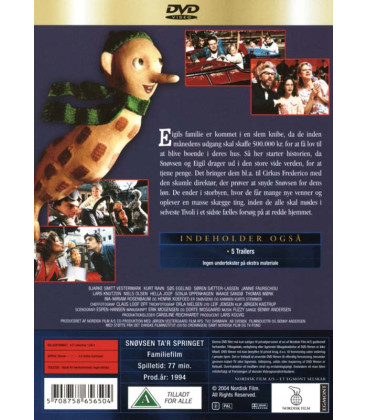 Snøvsen Ta'r Springet - DVD - BRUGT
