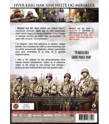 Miraklet ved Skt. Anna - DVD - BRUGT