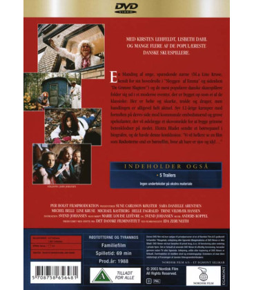 Rødtotterne og Tyrannos - DVD - BRUGT