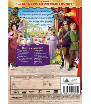 Shrek den Tredje - DVD - BRUGT