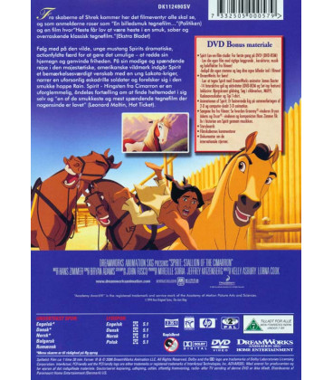 Spirit: Hingsten fra Cimarron - DVD - BRUGT