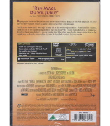 Befri Willy 1 (Free Willy) - DVD - BRUGT