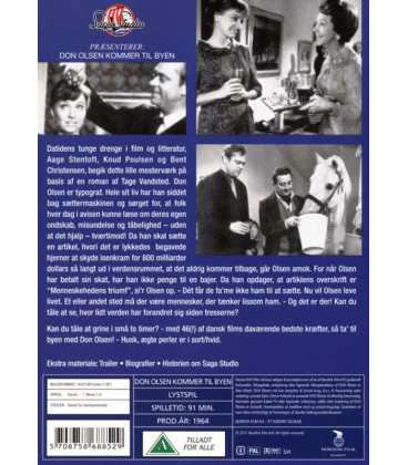 Don Olsen kommer til byen - DVD - NY
