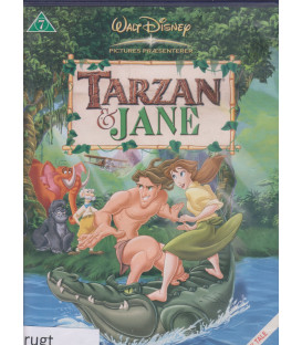 Tarzan & Jane - Legenden om Tarzan - Disney - DVD - BRUGT