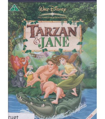 Tarzan & Jane - Legenden om Tarzan - Disney - DVD - BRUGT