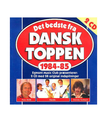 DET BEDSTE FRA DANSK TOPPEN 1984-85 - 2CD - BRUGT
