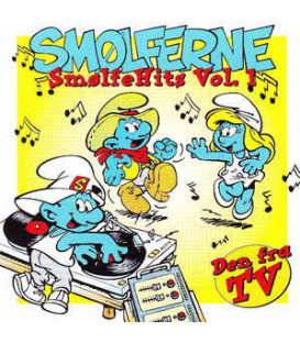 Smølferne ‎– Smølfehits Vol. 1 - CD - BRUGT